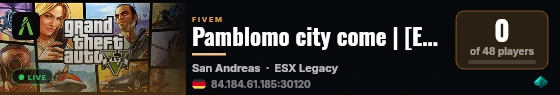 Pablomo City live status badge