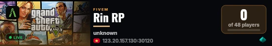 Rin RP live status badge