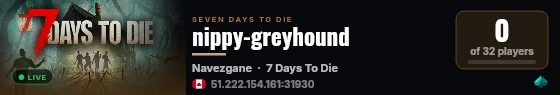 nippy-greyhound live status badge