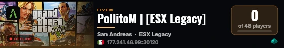 PollitoM | [ESX Legacy] live status badge