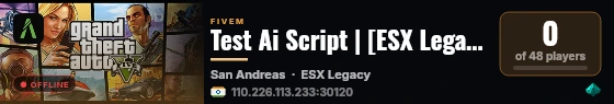 Test Ai Script | [ESX Legacy] live status badge