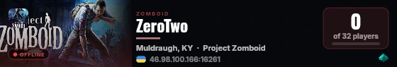 ZeroTwo live status badge