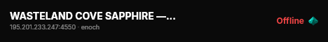 WASTELAND COVE SAPPHIRE — GUNS++ — HIGH FPS — SURVIVAL #2 live status badge