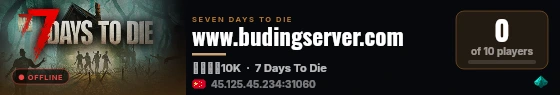 www.budingserver.com live status badge