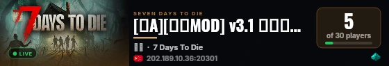 [小A][直连MOD] v3.1 末世无双官方测试版 live status badge
