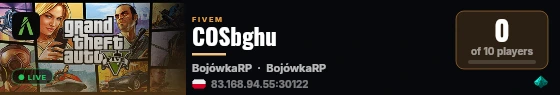 COSbghu live status badge