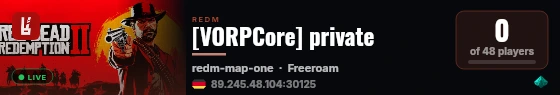 [VORPCore] private live status badge