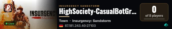 HighSociety-CasualBotGrinder | Checkpoint | SoloWaves enabled live status badge