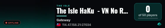 The Isle HaKu  - VN No Rules live status badge