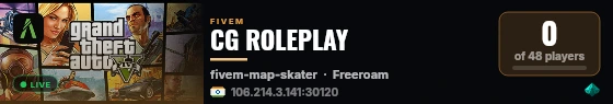 CG ROLEPLAY live status badge
