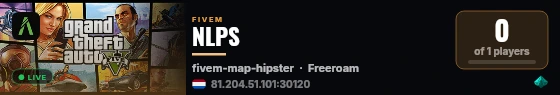 NLPS live status badge