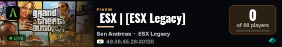  ESX | [ESX Legacy] live status badge