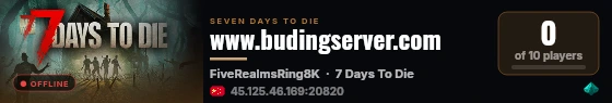 www.budingserver.com live status badge