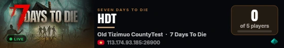 HDT live status badge