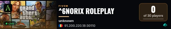 ^6NORIX ROLEPLAY live status badge