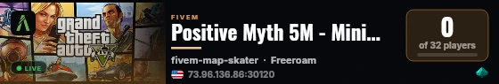 Positive Myth 5M - Minimal Test live status badge