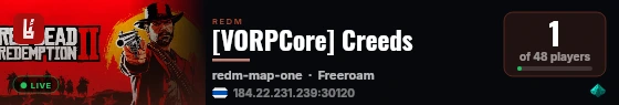 [VORPCore] Creeds live status badge