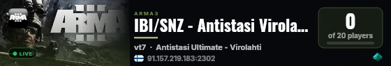 IBI/SNZ - Antistasi Virolahti VT7 live status badge