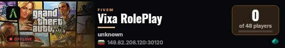 Vixa RolePlay live status badge