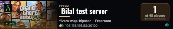  Bilal test server live status badge