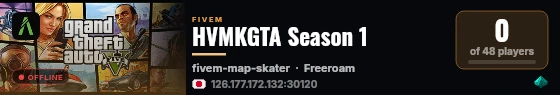 HVMKGTA Season 1 live status badge
