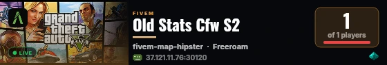 Old Stats Cfw S2 live status badge