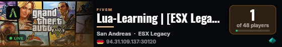 Lua-Learning | [ESX Legacy] live status badge
