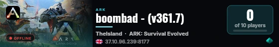 boombad - (v361.7) live status badge