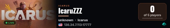 IcaruZZZ live status badge