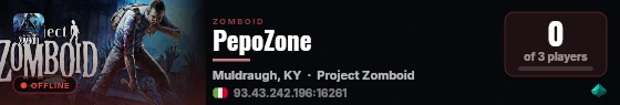 PepoZone live status badge