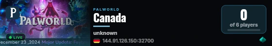Canada live status badge