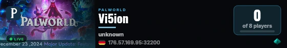 Vi5ion live status badge