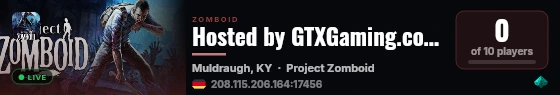 Hosted by GTXGaming.co.uk live status badge