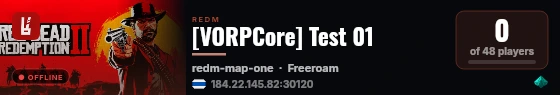 [VORPCore] Test 01 live status badge