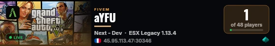 aYFU live status badge