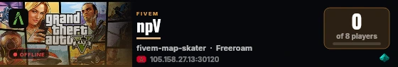 npV live status badge