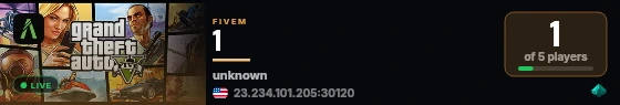 1 live status badge