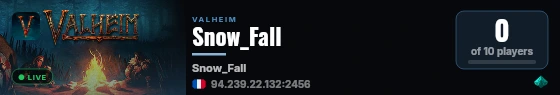 Snow_Fall live status badge
