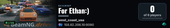 For Ethan:) live status badge