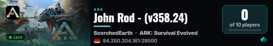 John Rod - (v358.24) live status badge