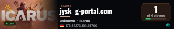 jysk  g-portal.com live status badge