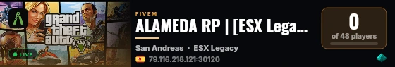 ALAMEDA RP | [ESX Legacy] live status badge