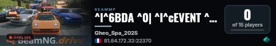 ^l^6BDA ^0| ^l^cEVENT ^0- ^1Racing, Rally... ^0| ^fdiscord.gg/TKvetBrrGe live status badge