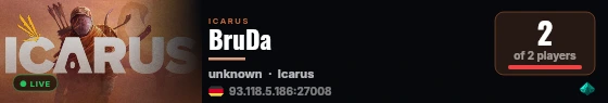 BruDa live status badge