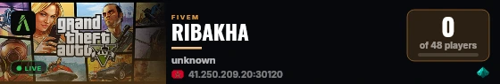RIBAKHA live status badge