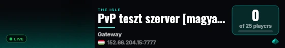 PvP teszt szerver [magyar] discord.gg/n9SkvqAVEK live status badge