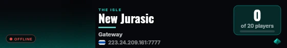 New Jurasic live status badge