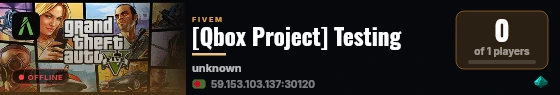 [Qbox Project] Testing live status badge
