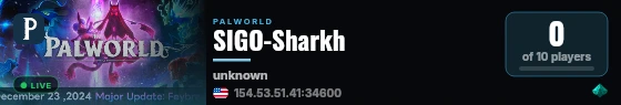 SIGO-Sharkh live status badge
