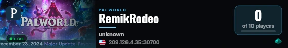 RemikRodeo live status badge